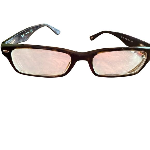 Ray-Ban RB5279 Unisex Eyeglass Frames 52-18-140 Polished‎ Black Rectangle - Picture 2 of 9